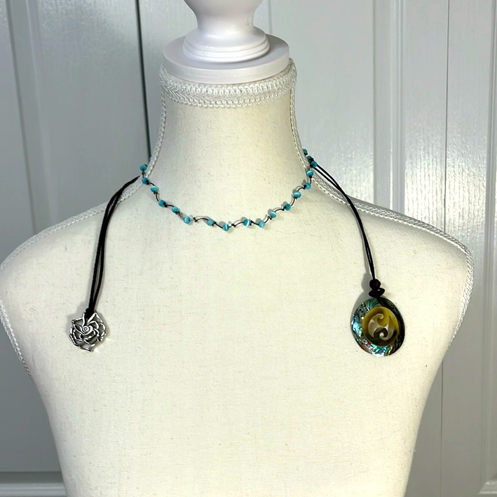 3 necklaces